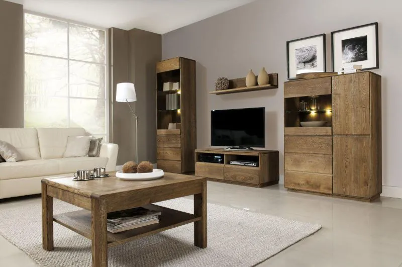 Easy Meubles Chambre complète - Set K Fazenda, 5 - pièces, massif partiel, Couleur: Brun foncé Abbildung
