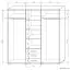 Armoire à portes coulissantes / armoire Rabaul 37, couleur : chêne sonoma clair / chêne sonoma foncé - Dimensions : 210 x 150 x 60 cm (H x L x P)