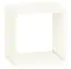 Chambre des jeunes - étagère suspendue / étagère murale Greeley 18, couleur : blanc - Dimensions : 30 x 30 x 20 cm (H x L x P)