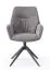 Chaise pivotante Maridi 265, Couleur : Gris - Dimensions : 91 x 49 x 62 cm (h x l x p)