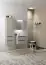 Salle de bains - Armoire haute Malegaon 41, Couleur : Cachemire gris - Dimensions : 160 x 35 x 35 cm (H x L x P)
