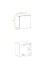 Armoire suspendue moderne Pollestad 11, couleur : chêne wotan - dimensions : 40 x 40 x 30 cm (h x l x p)