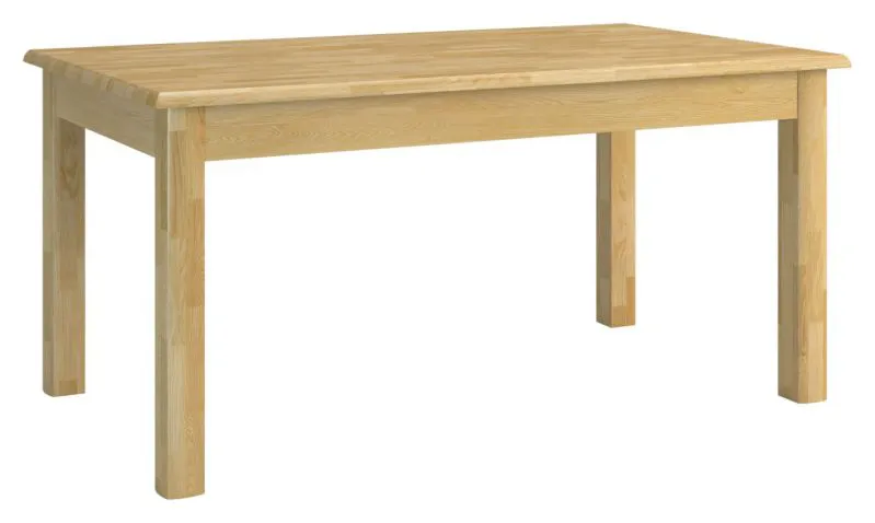 Table de salle à manger extensible "Lipik" 30, chêne massif - Dimensions : 160 - 250 x 90 cm (L x P)