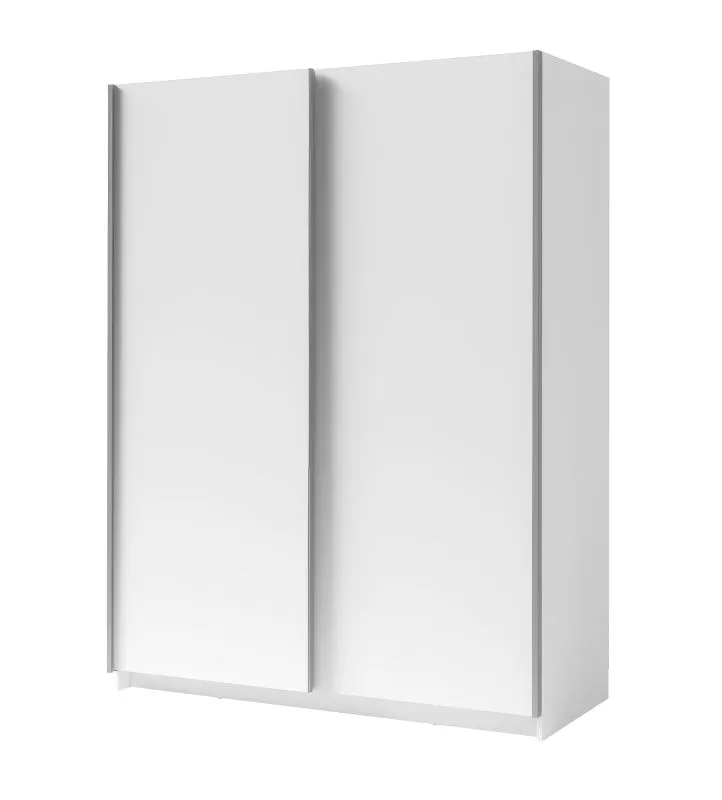 Armoire portes coulissantes Trikala 01 blanc | 198 x 150 x 60 cm | Design moderne et fonctionnel