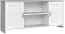 Commode Badus 04, couleur : blanc - 82 x 169 x 44 cm (H x L x P)