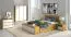Tiroir pour lit double Faleula 10, Couleur : Chêne - 21 x 153 x 68 cm (h x l x p)