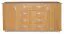 Commode Kebumen 02, couleur : aulne - Dimensions : 78 x 150 x 39 cm (H x L x P)