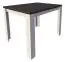 Table de salle à manger Aitape 21, couleur : chêne Sonoma foncé / chêne Sonoma clair - Dimensions : 110 x 90 cm (L x P)