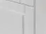 Commode Bresle 04, Pin massif, Couleur : Blanc / Naturel - Dimensions : 85 x 200 x 41 cm (H x L x P)