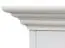Table de chevet Gyronde 13, pin massif, laqué blanc - 53 x 60 x 45 cm (H x L x P)