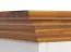 Table de chevet Gyronde 13, bois de pin massif, Couleur : Blanc / Chêne - 53 x 60 x 45 cm (H x L x P)