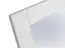 Miroir Gyronde 37, pin massif, laqué blanc - 76 x 60 x 2 cm (H x L x P)