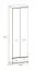 Armoire vestiaire avec une barre de penderie Bratteli 09, couleur : chêne Sonoma - dimensions : 203 x 60 x 32 cm (h x l x p), avec deux compartiments