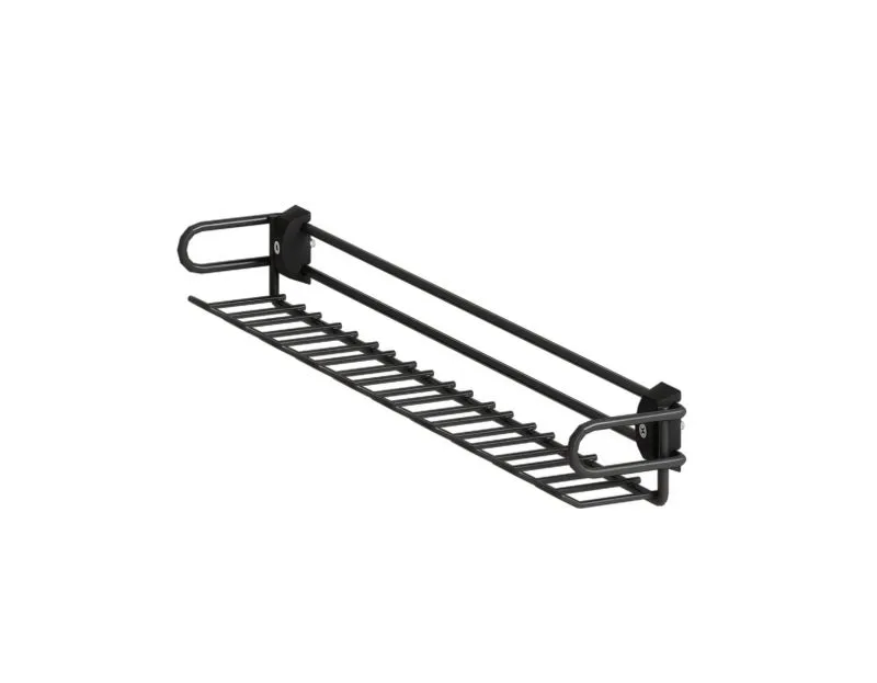 Porte-cravates / Couleur : Anthracite / Porte-ceinture / Dimensions : 46 x 7 x 5 cm