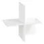 Encart pour les étagères de la série Marincho, couleur : blanc - Dimensions : 48 x 48 x 29 cm (H x L x P)