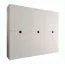 Armoire à portes battantes / Penderie / Blanche / 12 portes battantes / 9 compartiments / 3 tringles à vêtements / 240 x 52 x 203 cm / Finition haut de gamme / Portes sans poignées / Système de fermeture Soft-Close