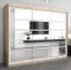 250 cm de large Armoire avec 10 casiers et 3 portes | Couleur: Chêne Sonoma / Blanc Abbildung