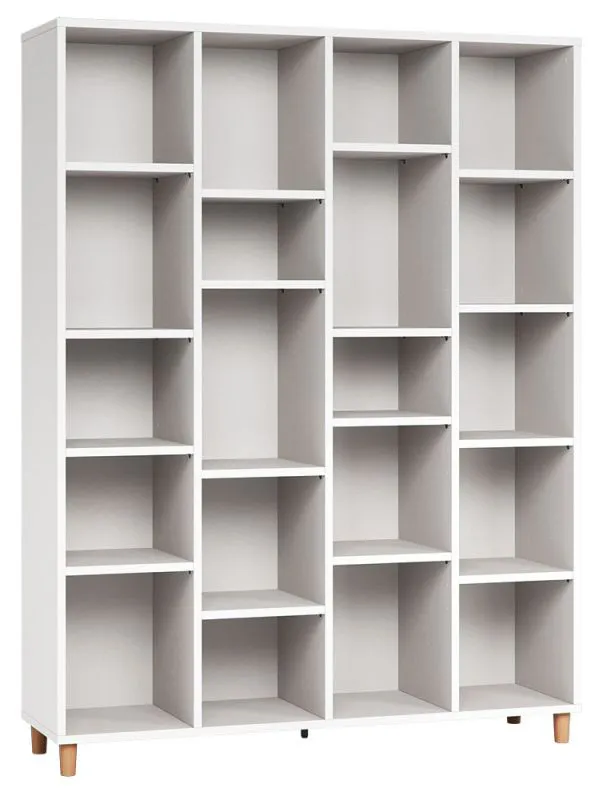 Bibliothèque Arbolita 52 blanche | 195 x 149 x 38 cm | Design moderne et robustesse