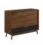 Commode Salleron 07 | Chêne massif huilé Tabacco | 4 tiroirs | Push-to-open partiel | 90 x 121 x 45 cm | Salon