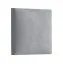 Panneaux rembourrés, lot de 10, Couleur : Gris, housse : velours, dimensions : 38 x 40 cm