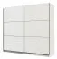 Penderie large à portes coulissantes Kule 07 | Blanc élégant | 2 tringles | 10 compartiments | 210 x 217 x 62,5 cm