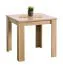 Table à manger carrée Cubi 01 | Chêne de Sonoma | Protection ABS | 75 x 80 x 80 cm | Design sobre