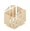 Kiosque / Sol inclus / Naturel / Stand de vente / Maisonnette de vente / Surface au sol : 4,33 m² / Rêve de soleil 02 / Toit à deux versants / Porte encadrée de bois massif