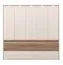 Ensemble chambre adulte 6 pièces Papauta | Cachemire, chêne foncé, gris | Design contemporain