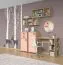 Armoire enfant portes battantes Benjamin 13 | Hêtre/Rose | 198 x 84 x 56 cm | Design moderne