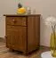 Table de chevet Chêne 54x43x33 (HxLxP) Pin massif Abbildung