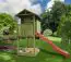 Cabane de jardin pour enfants Adventure Place - Dimensions : 1,89 x 1,70 mètres, FSC®, imprégnée sous pression en autoclave vert