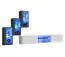 Meuble-paroi exceptionnel avec éclairage LED bleu Volleberg 24, couleur : gris / blanc - Dimensions : 120 x 210 x 40 cm (h x l x p), avec cinq portes