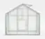 Serre - Serre Rucola L5, parois : verre trempé 4 mm, toit : 6 mm HKP multiparois, surface au sol : 4,80 m² - Dimensions : 220 x 220 cm (L x l)