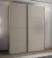 Penderie / Armoire à portes coulissantes / 2 portes coulissantes / 245,5 x 190 x 64 cm / 2 tringles à vêtements / 11 compartiments / 6 étagères / Couleur : Cachemire / Soft-Close