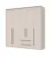 Armoire offrant un espace de rangement suffisant, modèle Neiafu 45, couleur : cachemire, deux tiroirs, dimensions : 226 x 232 x 60 cm, trois tringles à vêtements, système de fermeture en douceur, pieds réglables
