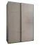 Penderie / Armoire à portes coulissantes / 2 portes coulissantes / 11 compartiments / 245,5 x 180 x 64 cm / 2 tringles à vêtements / 6 étagères / Couleur : Cachemire / Soft-Close