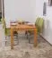 Table à manger en hêtre massif huilé | 160 x 90 cm | Design moderne | Wooden Nature 416