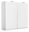 Armoire portes coulissantes Sabadell 11 | Blanc brillant | 222 x 229 x 64 cm | Design moderne
