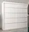200 cm de large Armoire avec 10 casiers et 2 portes | Couleur: Blanc Abbildung