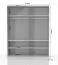 182 cm de large Armoire avec 6 casiers et 2 portes | Couleur: Anthracite Abbildung
