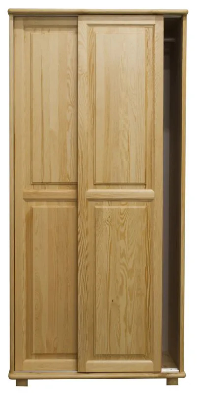 90 cm de large Armoire avec 2 portes | Couleur: Naturel Abbildung