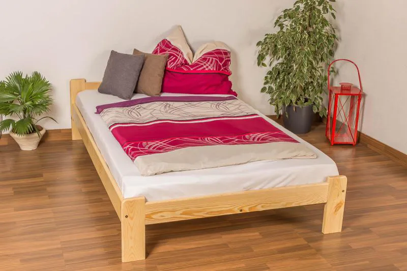 Pin Lit 120 x 200 cm Naturel Abbildung