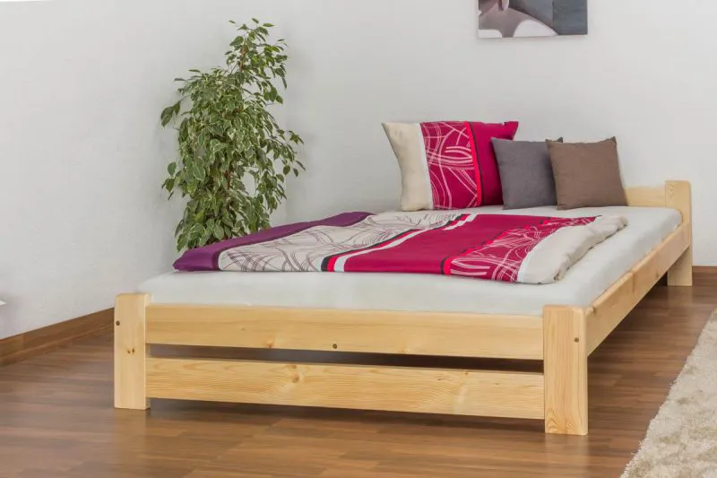 Pin Lit 140 x 200 cm Naturel Abbildung