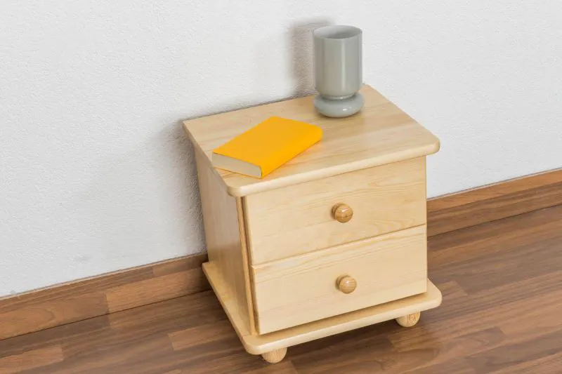 Table de nuit Naturel Pin massif Abbildung