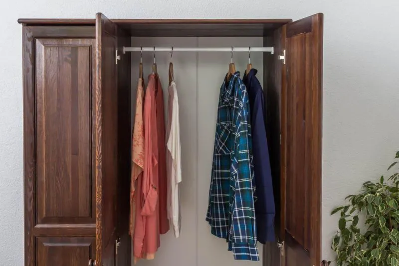 Style maison de campagne Pin-Armoire, Couleur: Noisette 190x120x60 cm Abbildung