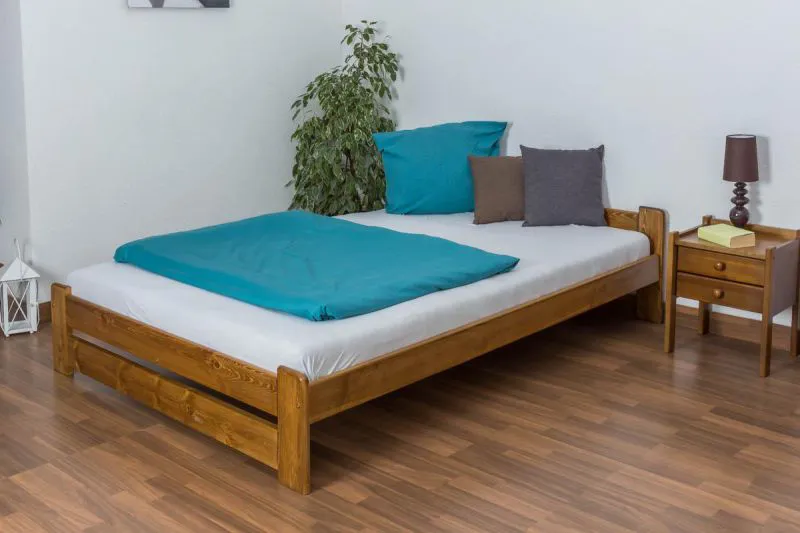 Pin Lit en bois 140 x 200 cm Naturel Abbildung