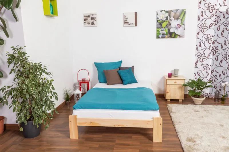 Lit Pin 120 x 200 cm Naturel Abbildung