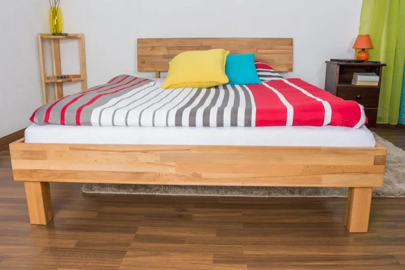 Coeur de Hêtre Cadre de lit 140 x 200 cm huilé Abbildung
