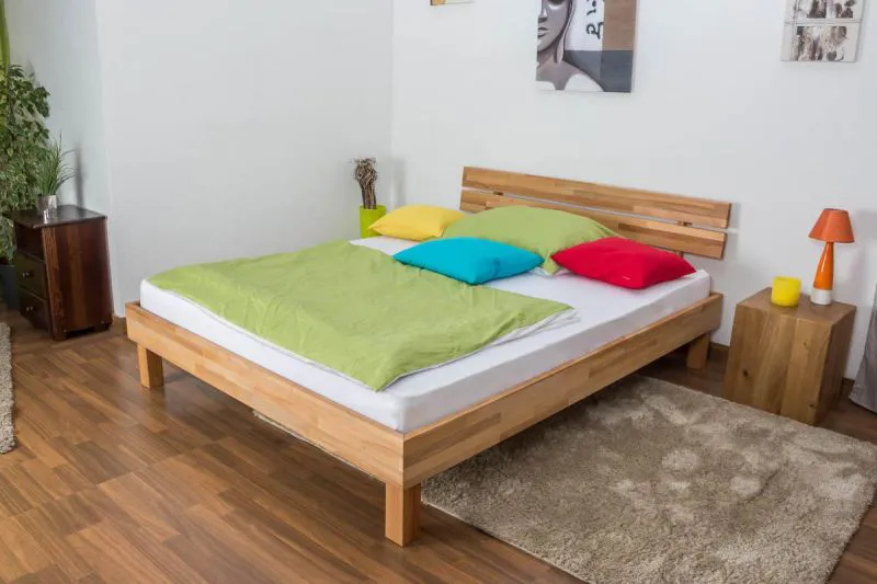 Lit Coeur de Hêtre massif 160 x 200 cm huilé Abbildung