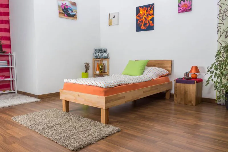 Lit Futon Coeur de Hêtre 90 x 200 cm huilé Abbildung
